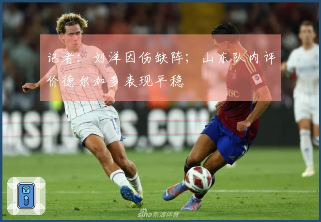 记者：刘洋因伤缺阵；山东队内评价德尔加多表现平稳